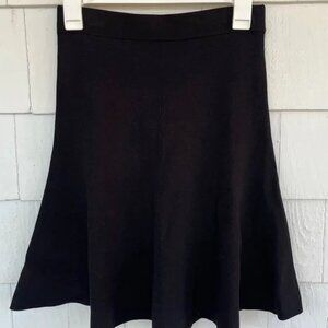 MM LaFleur Jardigan Knit Elastic Waist Skater / Flare Skirt Size Small